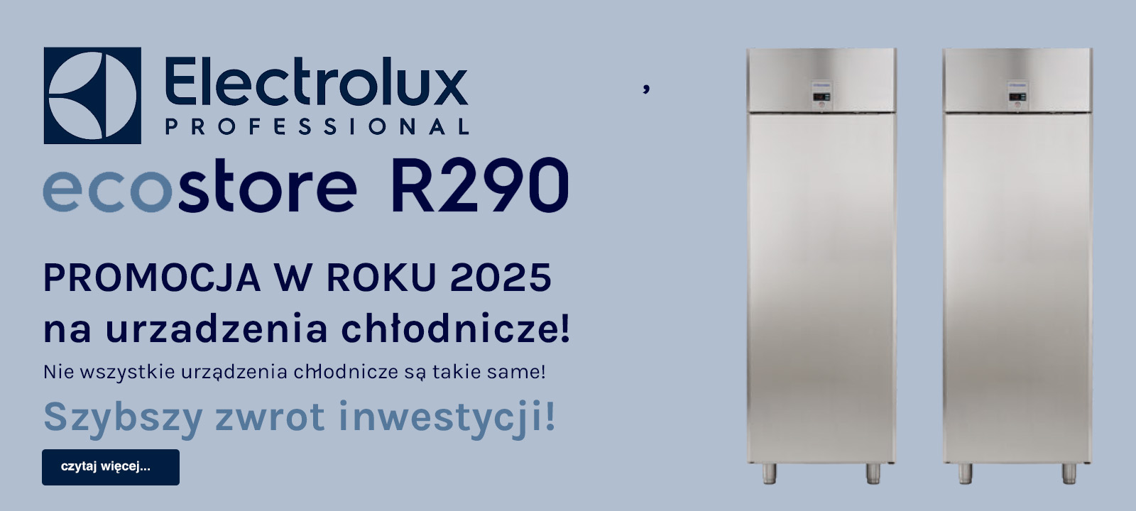 PROMOCJA 2025 - na urządzenia chłodnicze od Electrolux Professional